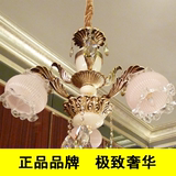 新款 全铜水晶吊灯 奢华手工花水晶灯系列 高端品牌蜡烛吊灯客厅C