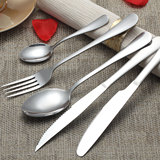 牛排刀叉套装西餐全套欧式家用不锈钢餐具加厚刀叉勺三件套两件套