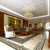 抛晶砖400X800客厅餐厅 拼花拼图瓷砖 镀金地毯 走廊玄关防滑地砖