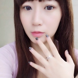 树叶满钻戒指 正品日韩版新款 时尚个性 指环饰品 女款三色