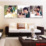 20寸韩式婚纱照相框组合挂墙创意定做结婚照片制作大小画框30 24