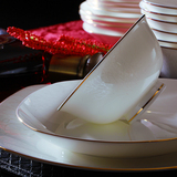 碗碟套装景德镇陶瓷器52头高档骨瓷韩式创意家用碗盘餐具套装礼盒
