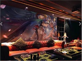 无缝个性3D时尚抽象墙纸涂鸦大型壁画酒店酒吧KTV主题房网吧壁纸