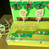 爆款伊家幼儿园区角材料环境布置DIY手工制作语言区教玩具小戏台