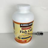 美国原装Kirkland柯克兰Fish Oil深海鱼油1000mg 400粒2018.06