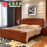 实木床2米.2.2米床2米床 橡木床实木床1.8/1.5米实木高箱储物婚床