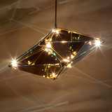 后现代个性客厅北欧宜家吊灯创意钻石玻璃餐厅灯酒店会所酒吧灯具