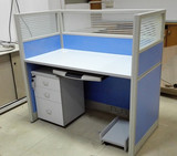 广州办公家具屏风卡座办公桌简约4人位职员办公桌椅组合员工桌