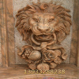 石雕喷水狮子头精品鱼池装饰龙头泉雕塑大理石汉白玉墙壁挂件特价