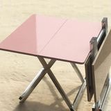 卓孑宜家简易可折叠方桌便携式正方形折叠餐桌小户型家用吃饭桌子
