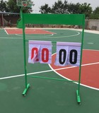 比赛移动式计分架/记分牌 带轮可移动可拆装 篮球足球计分架 绿色