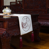 中式刺绣桌旗欧美式桌条茶几旗餐垫现代红木家具布艺餐桌布包邮