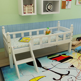 定做儿童实木床 大床拼小床加宽加长带护栏床宝宝分床神器拼接床