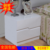 特价 卧室简约现代床头床边柜 宜家储物白色环保烤漆 简易欧式