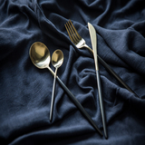 西芙创意西餐套装搅拌咖啡勺不锈钢刀叉勺子餐刀牛排刀餐叉主餐刀