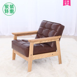 实木儿童沙发座椅个性简约欧式儿童欧式沙发座椅实木软包坐垫沙发