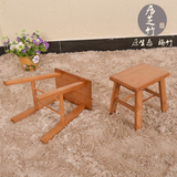 居芝竹2016板凳楠竹小凳洗衣实木凳子塑料宝宝家用组装手绘10矮凳