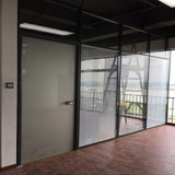 办公室高隔断屏风隔音墙钢化玻璃隔断厂家铝合金玻璃百叶隔间墙
