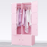 简约现代树脂衣柜宿舍学生简单小衣橱简易组合组装单人塑料收纳柜