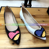 Kiss Kitty女鞋2016年秋季新款低跟真皮心形尖头女单鞋SA76519-82