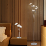 美式落地灯客厅简约现代创意北欧LED奢华水晶卧室床头个性落地灯