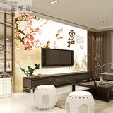 新中式家和古典花鸟 中国风装饰客厅沙发卧室电视背景墙 墙纸壁画
