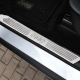 2011-2015款JEPP吉普大切诺基改装专用不锈钢迎宾踏板外内门槛条