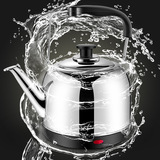 2016单层6不锈钢容量保温加厚自动断电茶壶特价家用烧水电热水壶