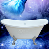 成人普通浴缸大浴池家用 独立欧式贵妃浴盆浴缸亚克力1.4-1.7米