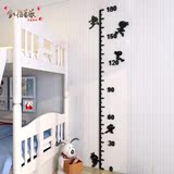 卡通量身高贴创意3D立体儿童房客厅卧室幼儿园测量身高尺装饰墙贴