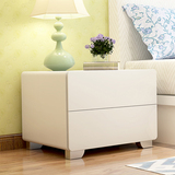 床头柜简约 现代时尚 白色亮光烤漆床头柜 储物柜 特价包邮