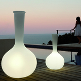 户外落地灯节能创意欧式LED室内室外落地灯 酒店充电发光大花瓶灯