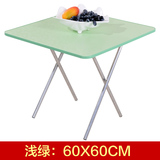 简易折叠桌高腿吃饭桌宜家小餐桌便携户外摆摊桌椅