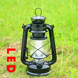 复古LED马灯 煤油灯 桅灯 玻璃灯罩 使用电池 煤油炉 手提灯