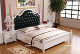 美式实木双人床 欧式复古软包别墅公主床 现代1.8米卧室婚床酒店
