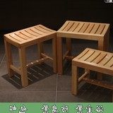 防腐凳浴室凳洗脚凳老人洗澡凳淋浴房凳 办公凳餐凳实木凳子坐凳