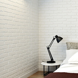 自贴3D立体砖纹墙纸 无纺布自粘墙贴 卧室客厅背景墙带胶壁纸