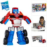 正品孩之宝Hasbro变形金刚救援机器人系列-擎天柱及车厢A2572玩具