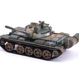 军事战车T55合金坦克模型仿真金属儿童玩具车59式坦克世界收藏品