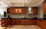 宜人定制益阳长沙整体橱柜欧式美式纯实木原木门厨柜