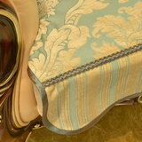 罗兰欧式雪尼尔大提花绣花沙发垫坐垫布艺罩套巾贵妃垫子定做
