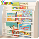 新款早教亲子幼儿园儿童书柜图书摆放柜 多功能密度板书架