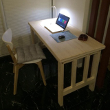 简易实木办公桌电脑桌台式桌家用儿童写字台松木书桌成人学习桌