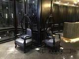 新古典公主椅会所酒店大厅装饰椅欧式形象椅单人沙发皇后高背椅