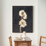 北欧简约花卉客厅沙发背景墙有框实木装饰画欧式美式卧室餐厅挂画