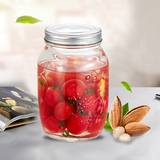嘉森马克玻璃密封罐玻璃瓶透明大小号罐头厨房收纳蜂蜜果酱瓶子