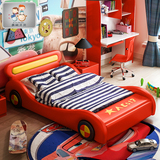 奥妮贝贝儿童床男孩单人小孩床汽车床储物1.5米1.2米创意家具套房