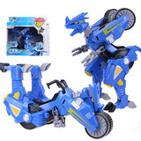 正版翼龙元气恐龙变形角龙速汽车摩托车机器人男孩元气拯救队玩具