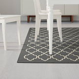7.1温馨宜家IKEA霍伦德短绒地毯条纹装饰地毯客厅防滑地垫大地毯