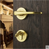 泰好铜锁纯铜门锁现代简约美式室内全铜分体锁房门卧室锁具